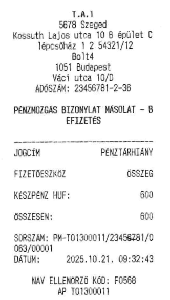 A close-up of a receipt AI-generated content may be
incorrect.