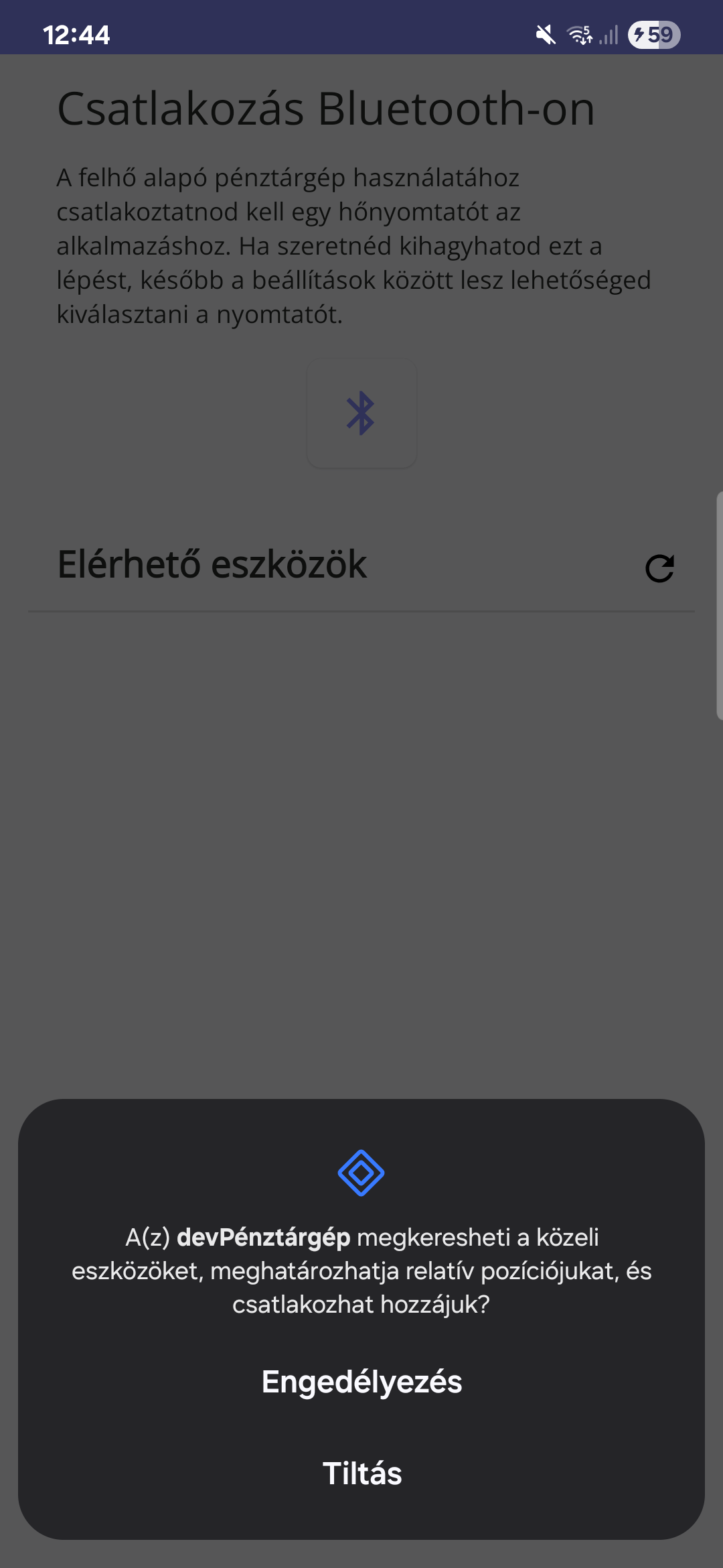 12. ábra FAM Nyomtató beállítása
jogosultság
