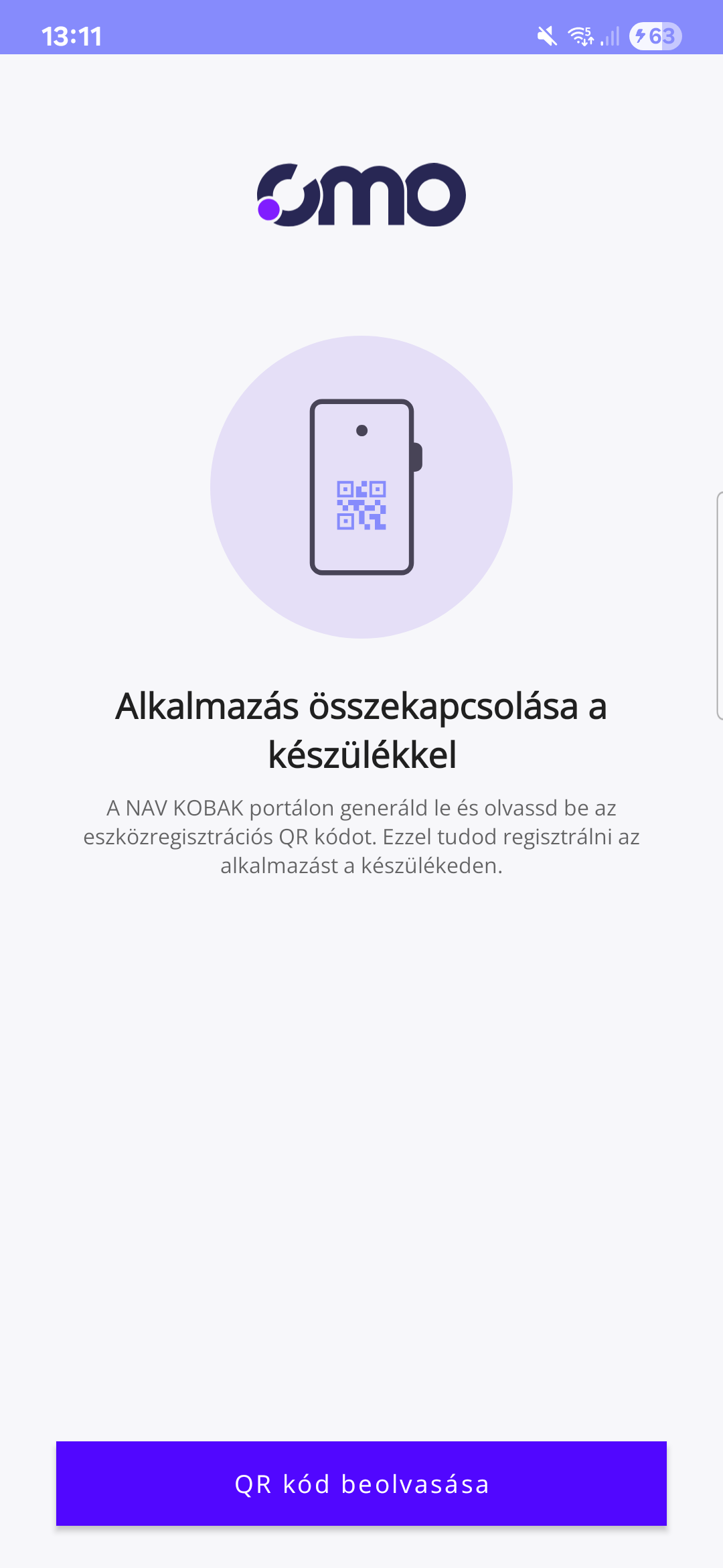 14. ábra FAM QR
beolvasása