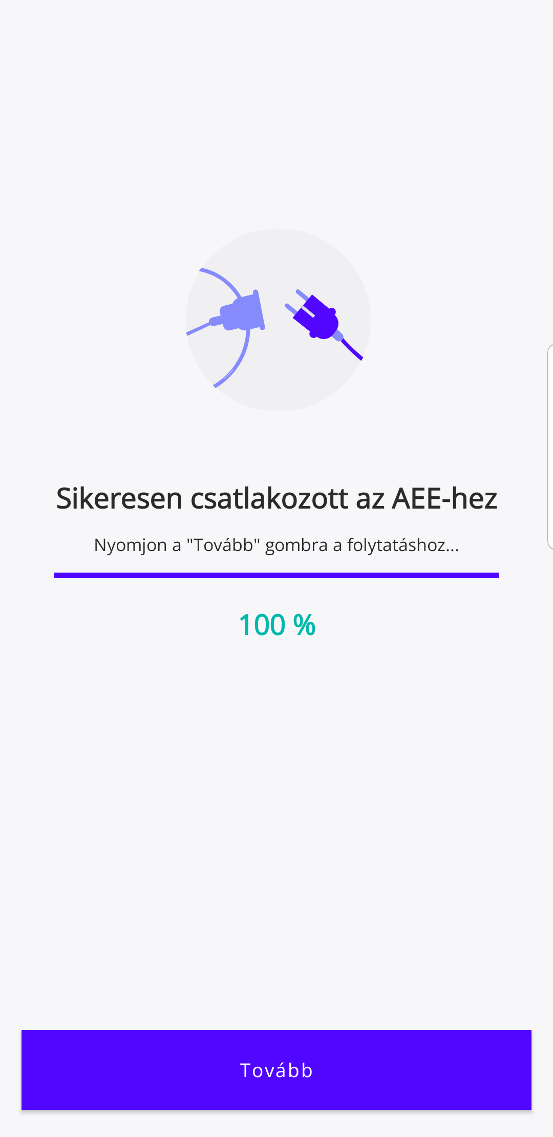 15. ábra. Sikeres
csatlakozás