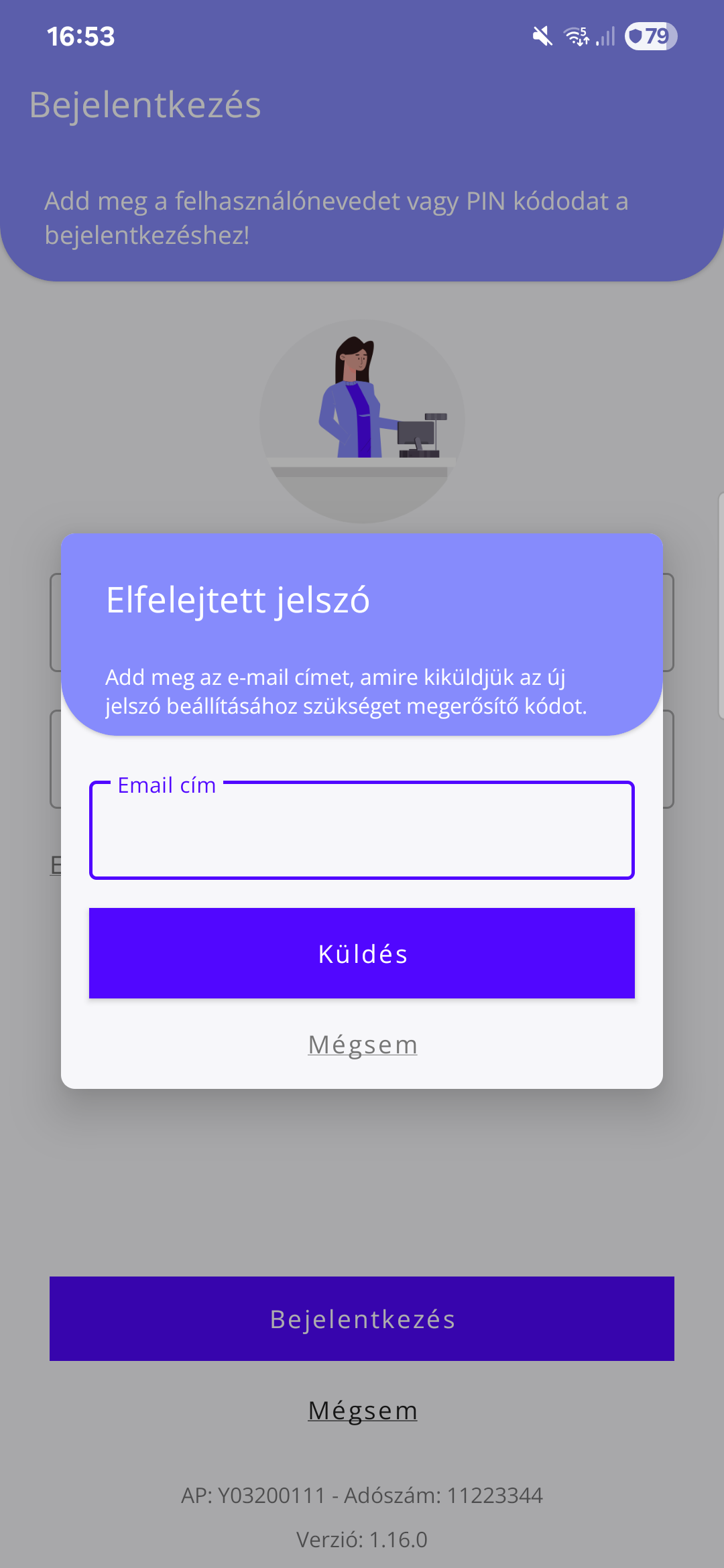 24. ábra Elfelejtett
jelszó