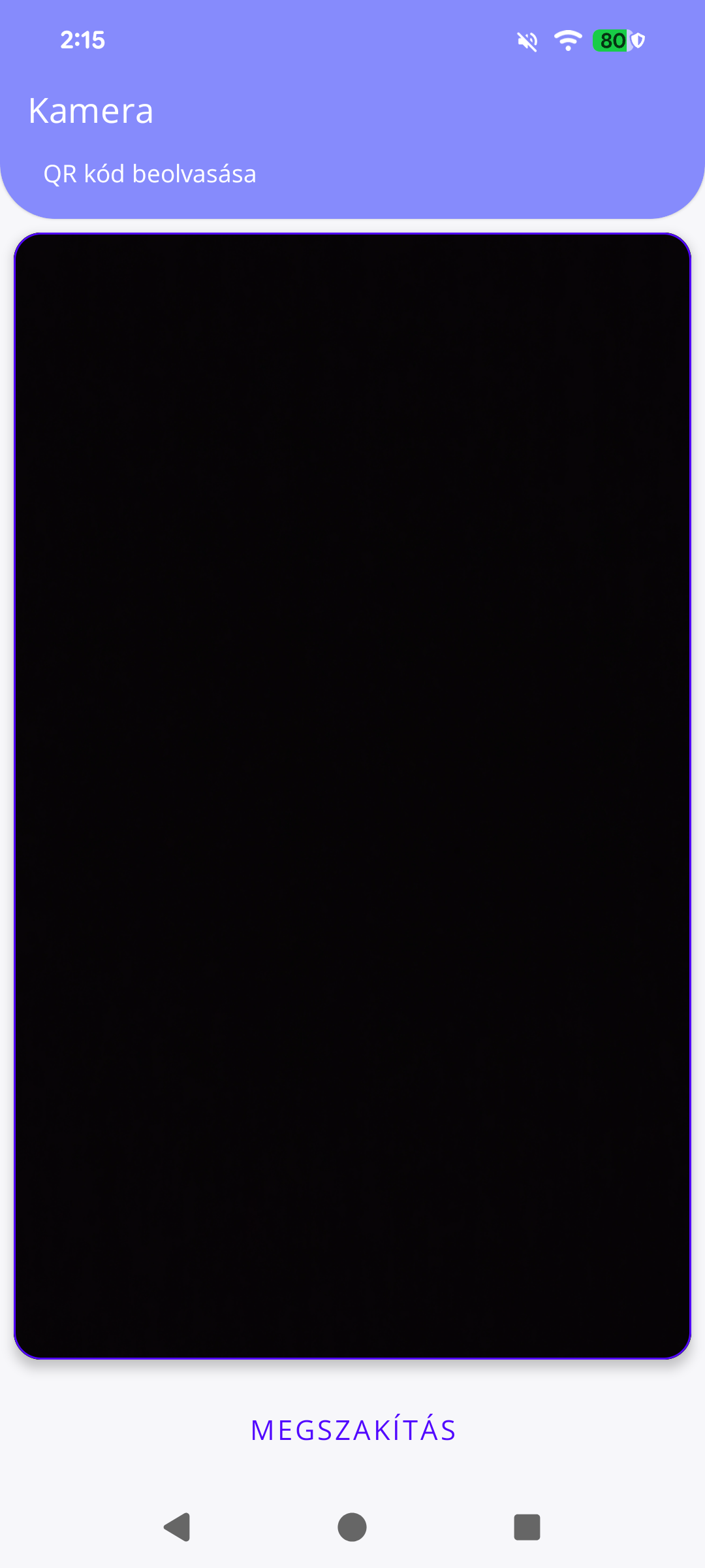 Vevői azonosító beolvasó
dialog