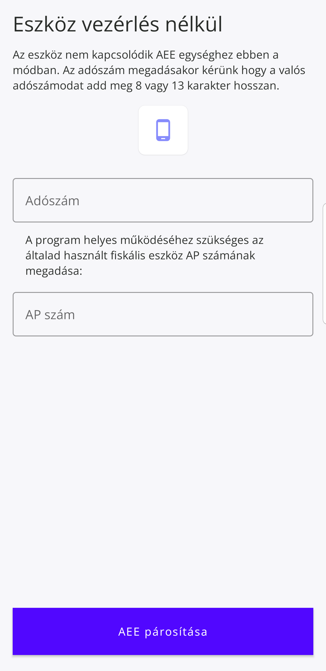 7. ábra. Eszköz vezérlés
nélkül